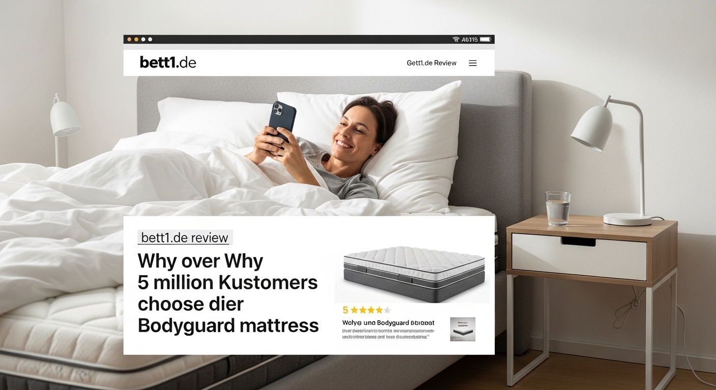 bett1.de Erfahrungen & Test 2024: Deutschlands Nr. 1 Matratze im Überblick + Gutscheine