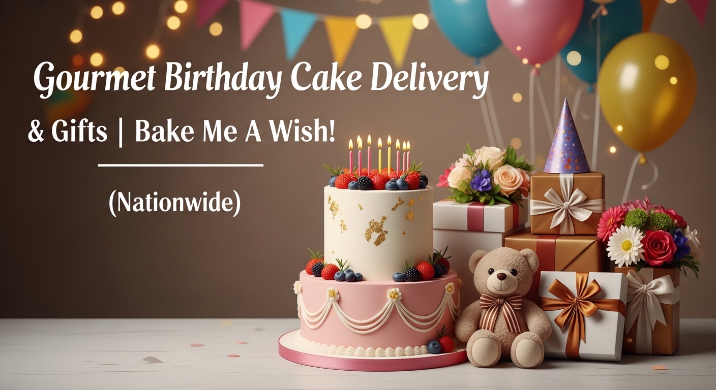 Gourmet Birthday Cake Delivery & Gifts | Bake Me A Wish! (Nationwide)