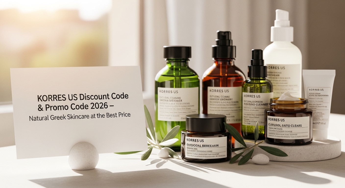 KORRES US Discount Code & Promo Code 2026 – Natural Greek Skincare at the Best Price